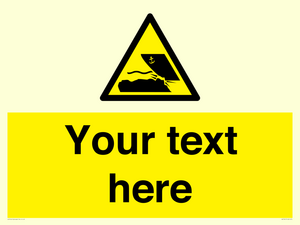 Custom Warning submerged objects in watercraft areas